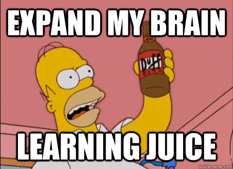 Absorb as much as you can during training homer-learning-juice-BPO-training