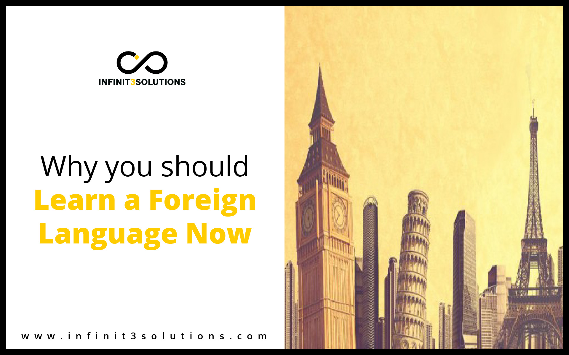 Why you should learn a foreign language
