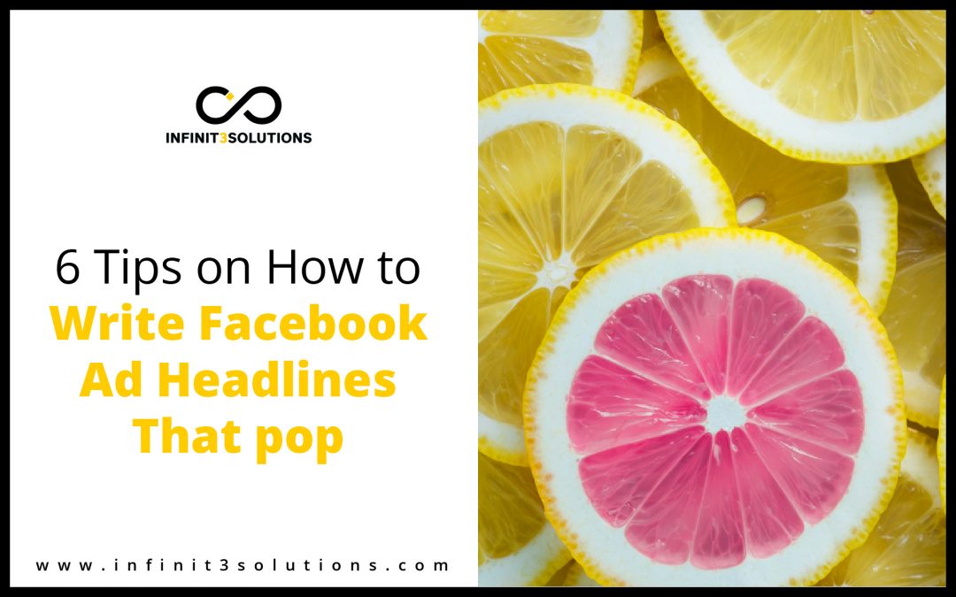 Tips on how to write facebook ad headlines that pop
