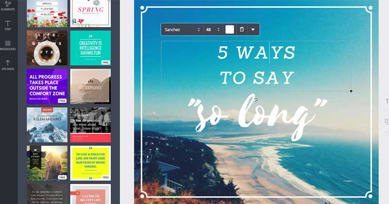 Canva for visual marketing strategy Visual marketing tools example, Canva