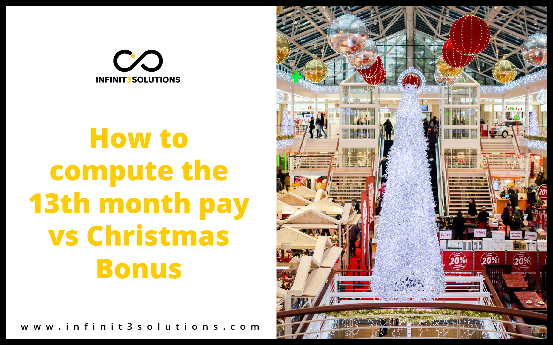 How to compute 13th month pay and Christmas Bonus
