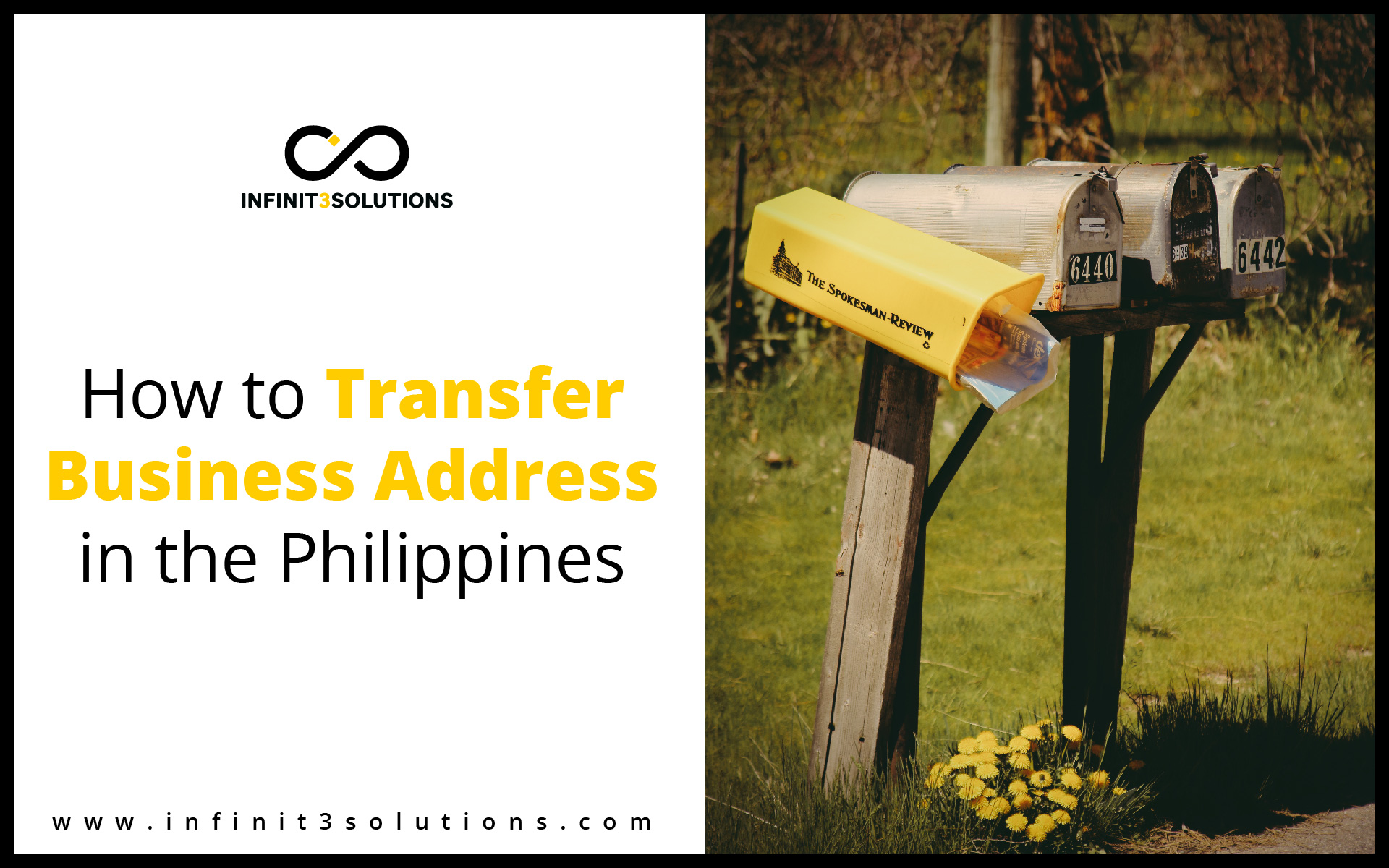 Step by step process on how to transfer business address in the philippines