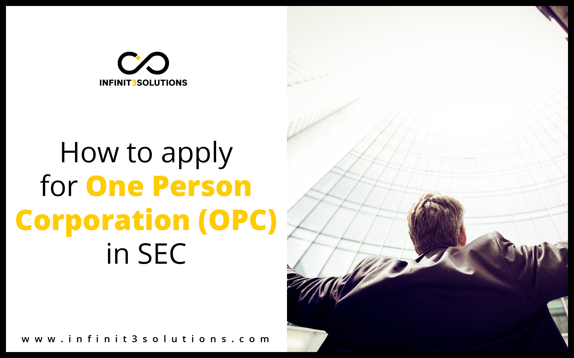 How to open one person corporation (OPC) in SEC